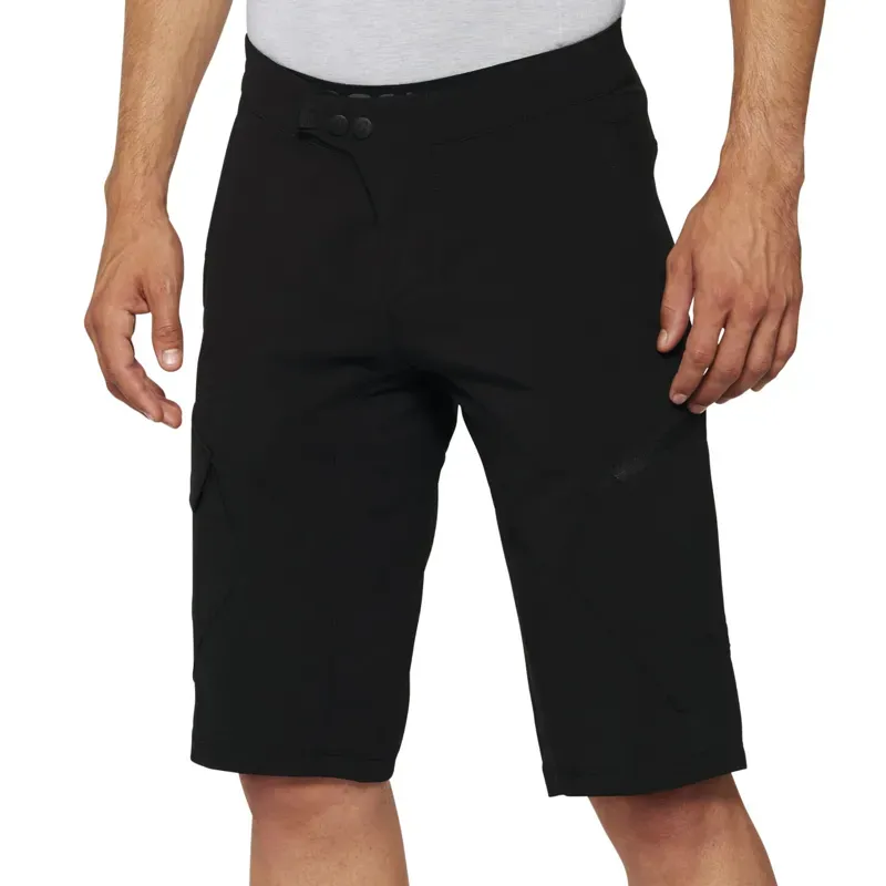 100% Ridecamp Shorts With Liner in Black