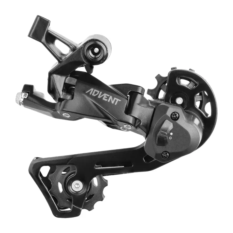 microSHIFT ADVENT Medium Cage Clutch Rear Derailleur in Black