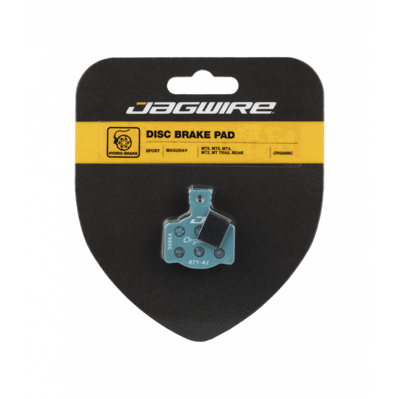 Jagwire Magura MT8 Sport Organic Disk Brake Pads in Blue-2