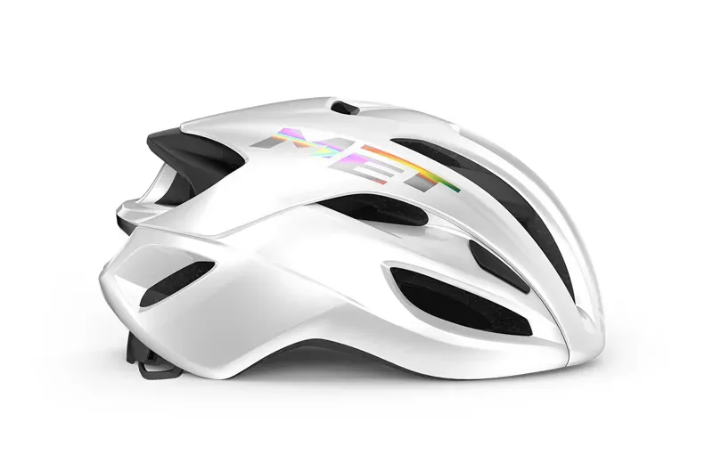 Met Rivale MIPS Road Cycling Helmet in White Holographic-1