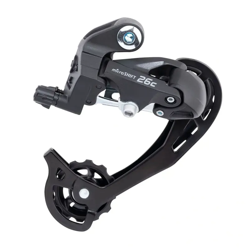 Microshift M26C 13-34t 7/8spd Long Cage Rear Derailleur in Black
