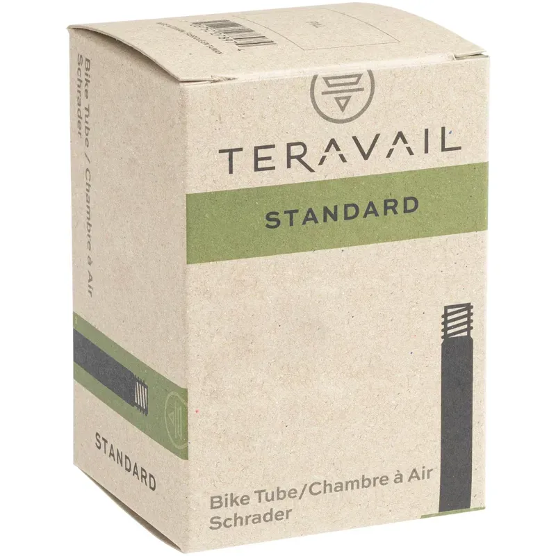 Teravail Schrader Valve 26x1.75-2.35 48mm Standard Tube in Black