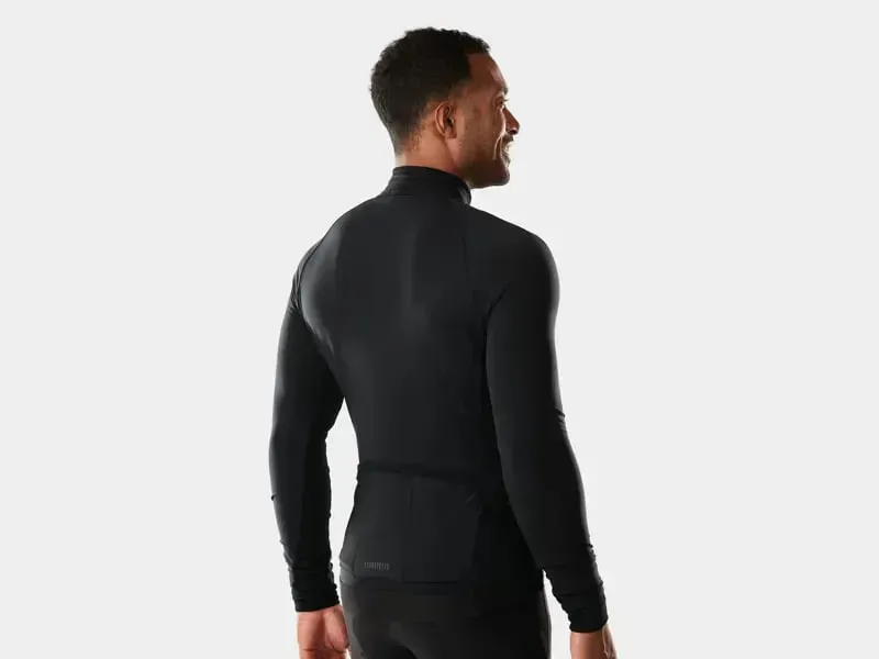 Trek Circuit Thermal Long Sleeve Cycling Jersey in Black-2