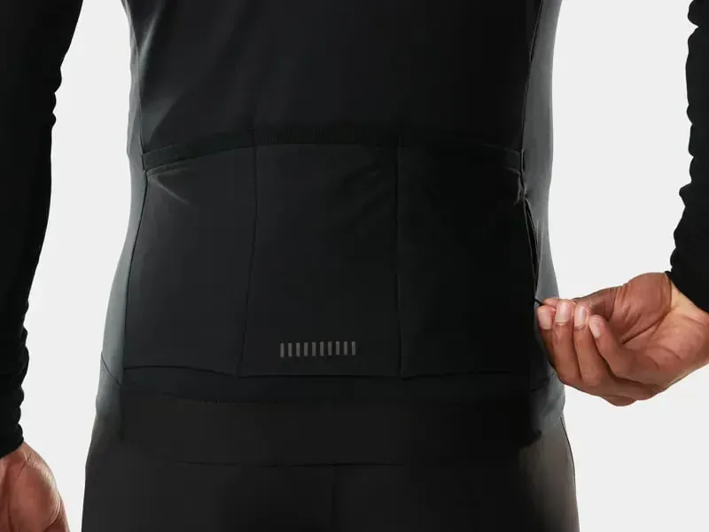 Trek Circuit Thermal Long Sleeve Cycling Jersey in Black-4