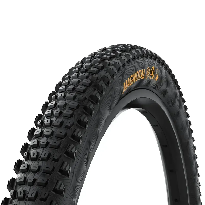 Continental Magnotal Tire - 29 X 2.40 Tubeless Folding Black Grip Trail Casing E25 Black 29 x 2.40