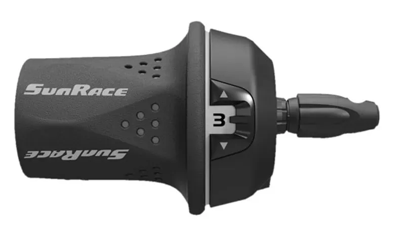 Sunrace TSM21 6-speed Indexed Twist Shifter in Black/Gray