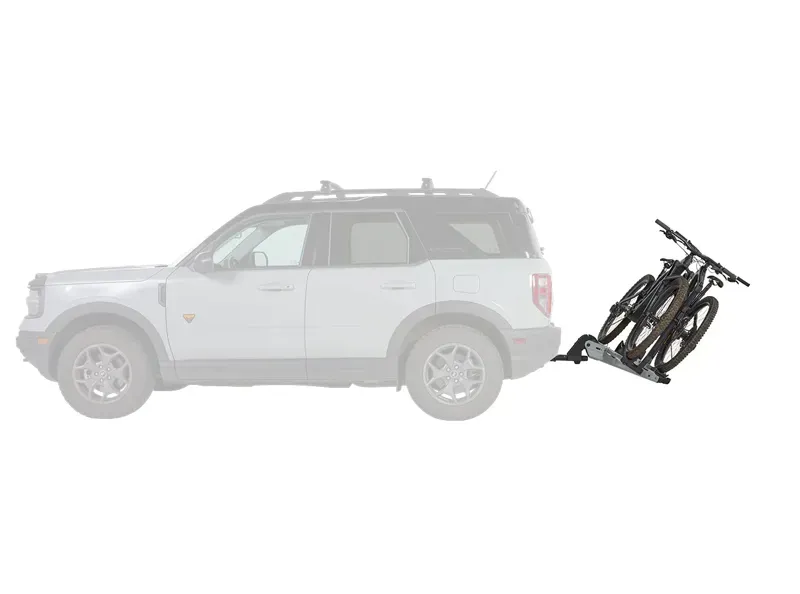 Yakima StageTwo 2in 2-Bike Hitch Bike Rack Anthracite-4
